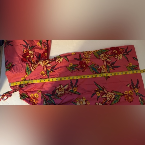 NWT FREE PEOPLE JODIE COTTON PRINTED TUNIC SIZE L COLOR:SUNRISE COMBO - Picture 11 of 11